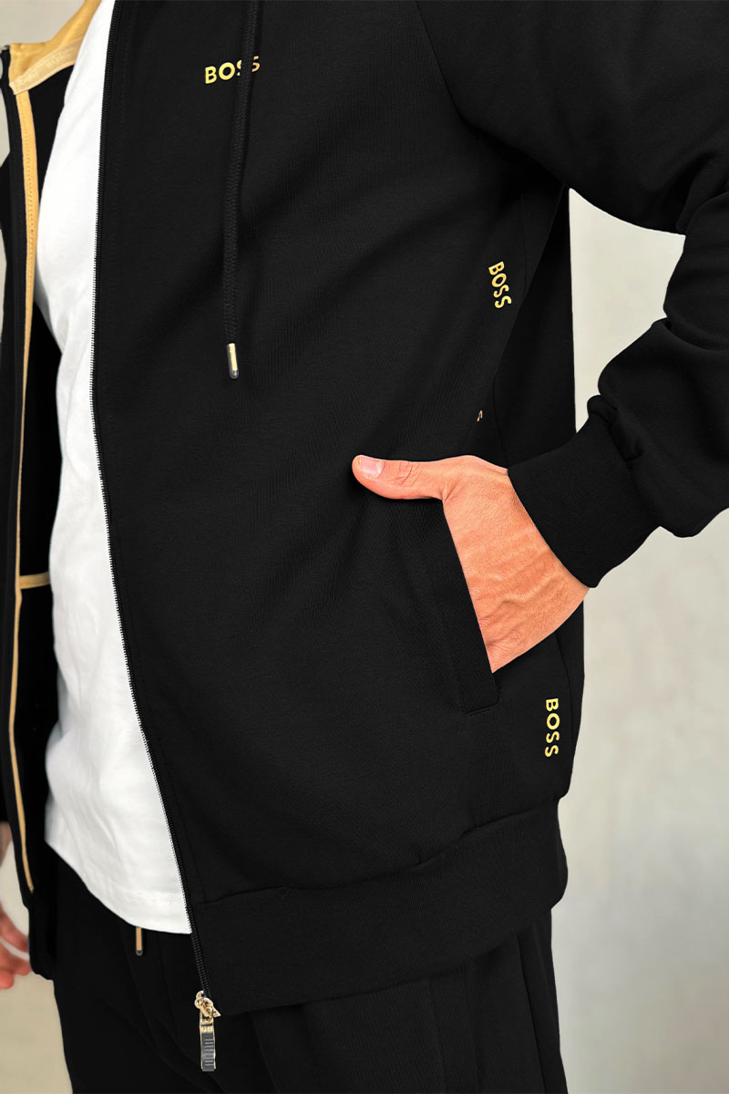 Hugо Воss Мужской чёрный костюм