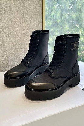 Женские ботинки чёрного цвета