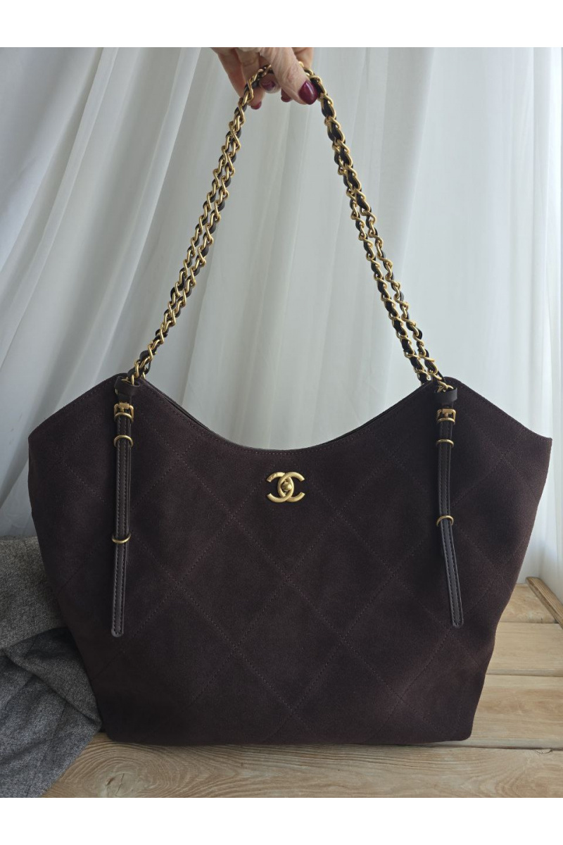 Chаnеl Замшевая сумка Maxi 44x28 см