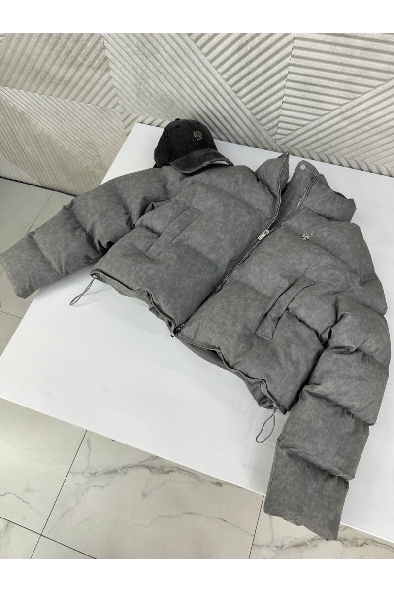Chrome Hearts Женская серая куртка 