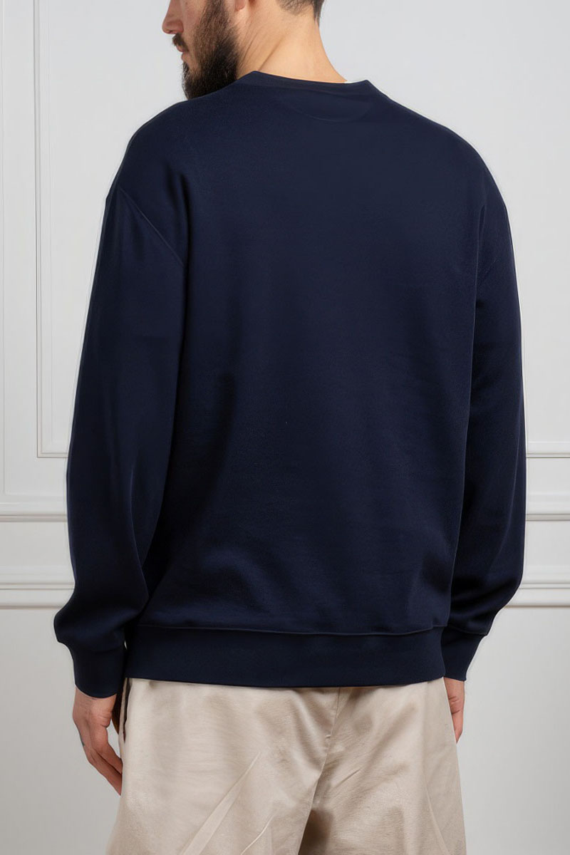 Brunеllо Сuсinеlli Мужской тёмно-синий свитшот 