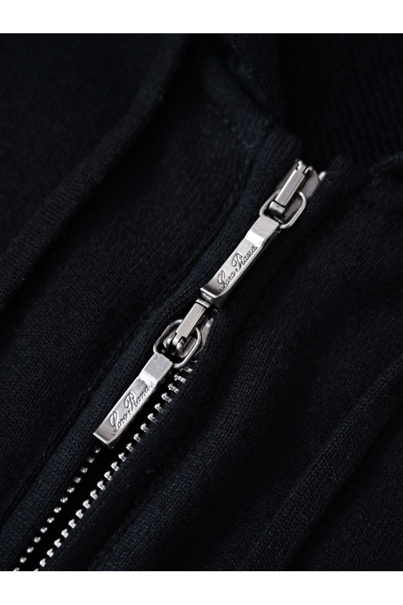 Loro Piana Чёрная кофта на молнии premium