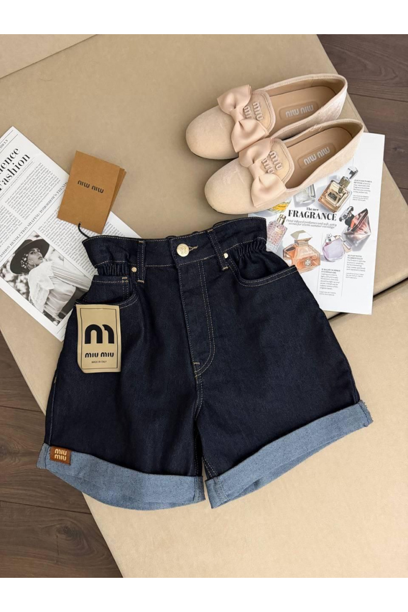 MIU MIU Женская джинсовые шорты premium