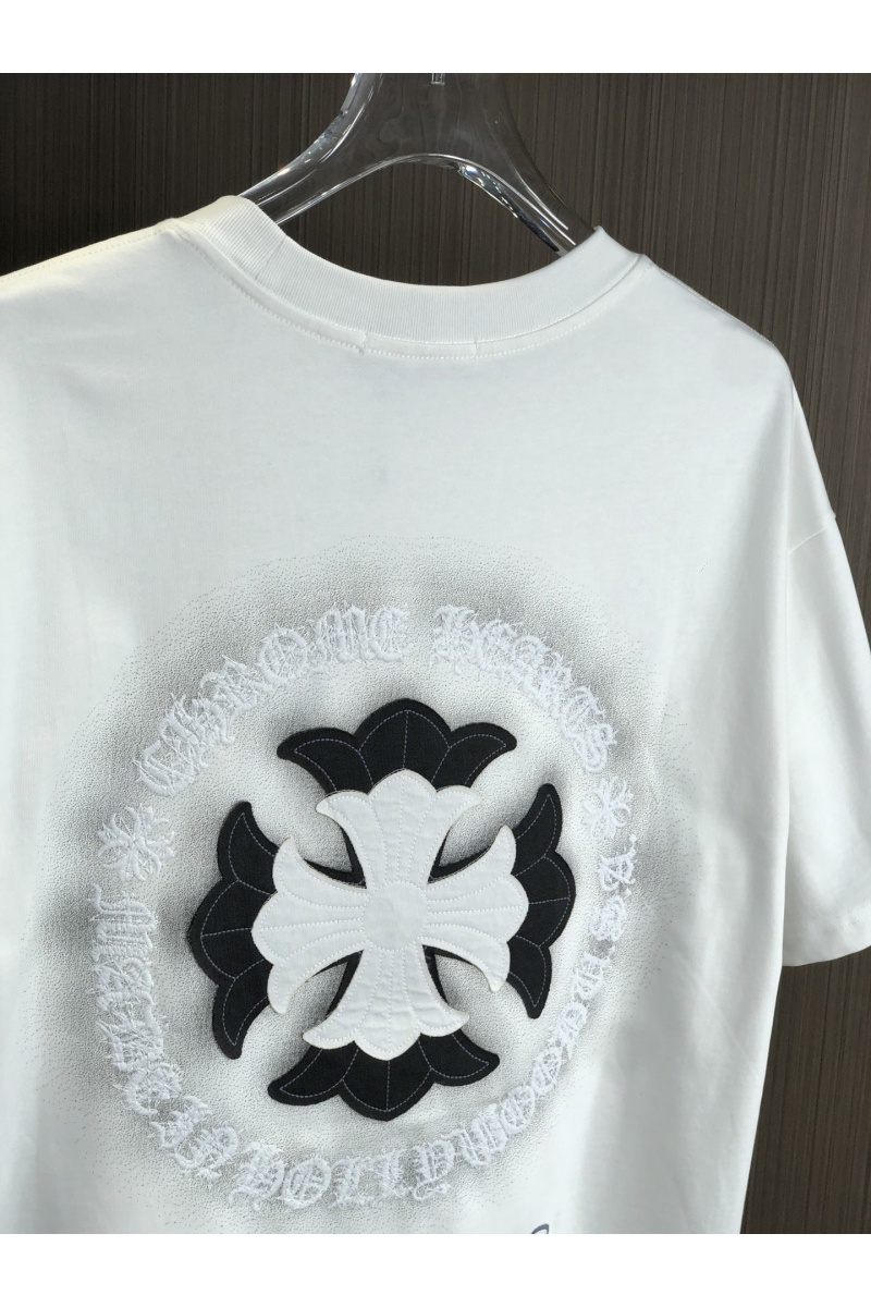 Chrome Hearts Белая оверсайз футболка Premium