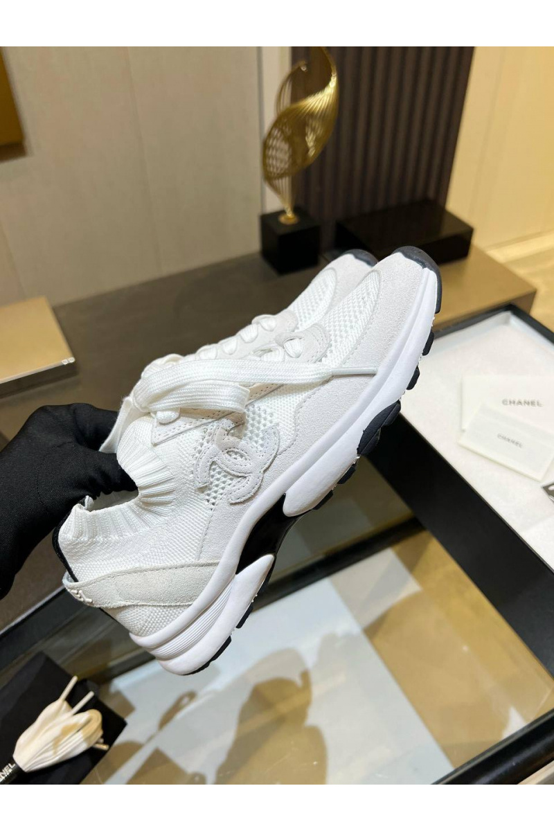Chаnеl Женские кроссовки Premium - White