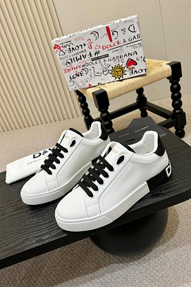 Кожаные кроссовки Portofino - White