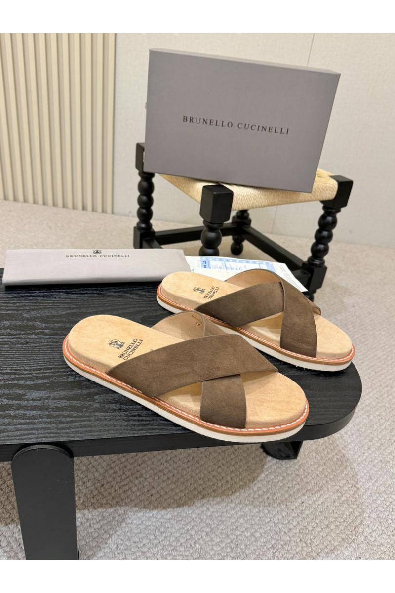 Brunеllо Сuсinеlli Замшевые шлёпанцы Crossover