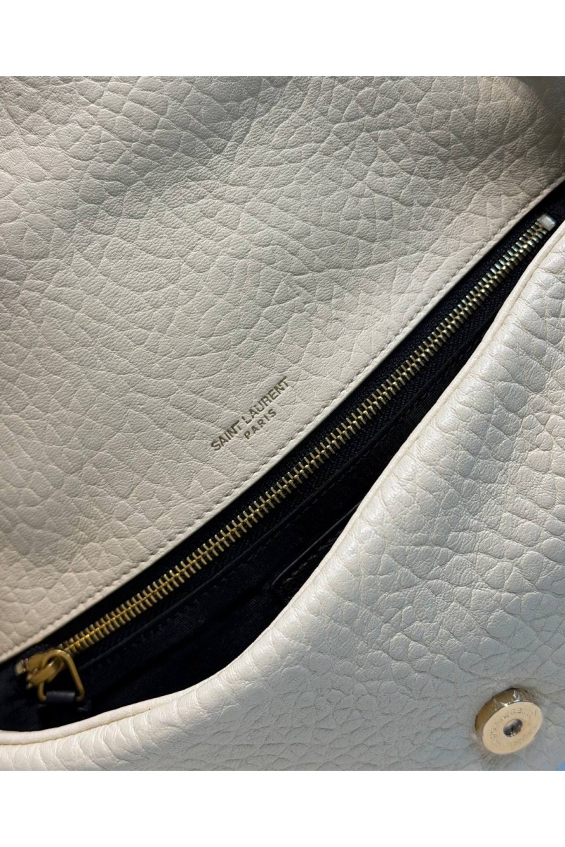 Yves Saint Laurent Кожаная сумка Calypso premium 30x12x5 см