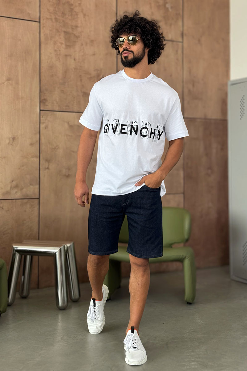 Emporio Armani EA7 Тёмно-синие джинсовые шорты 