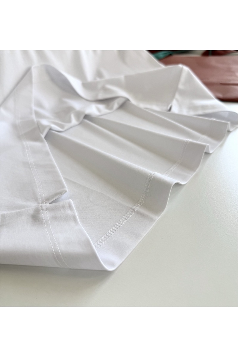 Loro Piana Мужская белая футболка premium