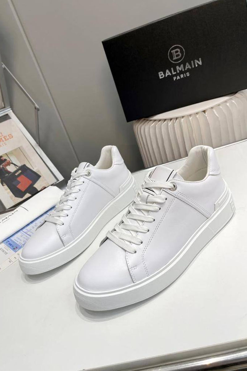 Balmain Мужские кожаные кроссовки B-Court