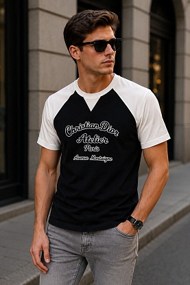 Мужская футболка Atelier - Navy / White