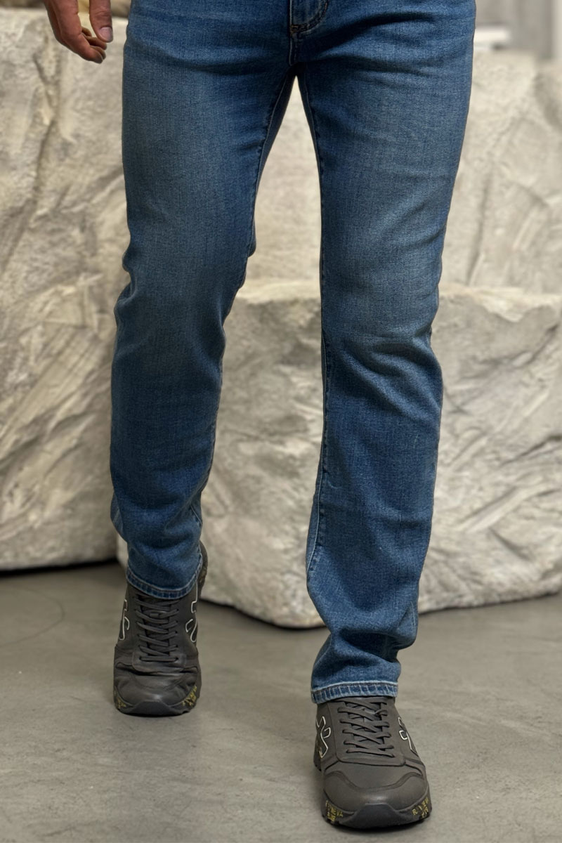 Premiata Кожаные кроссовки с мехом low-top - Grey