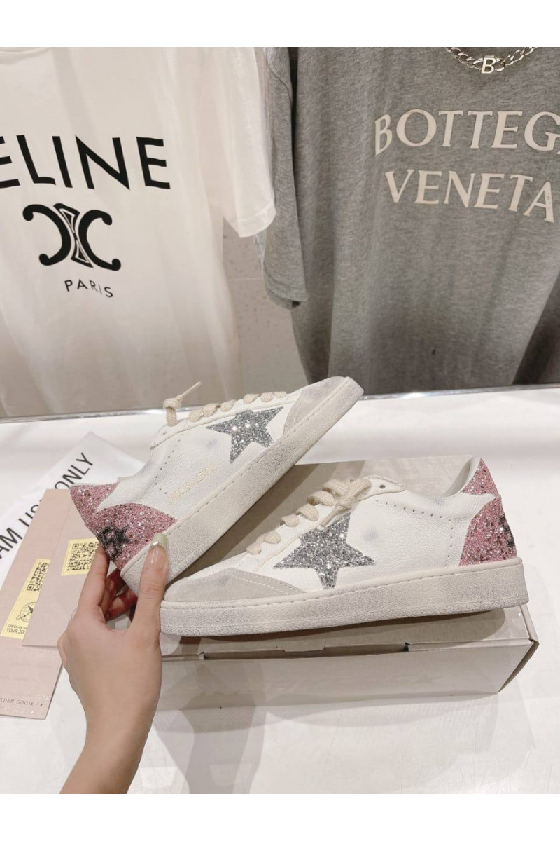 Designer Clothing Женские кожаные кроссовки Golden Goose Ball Star premium