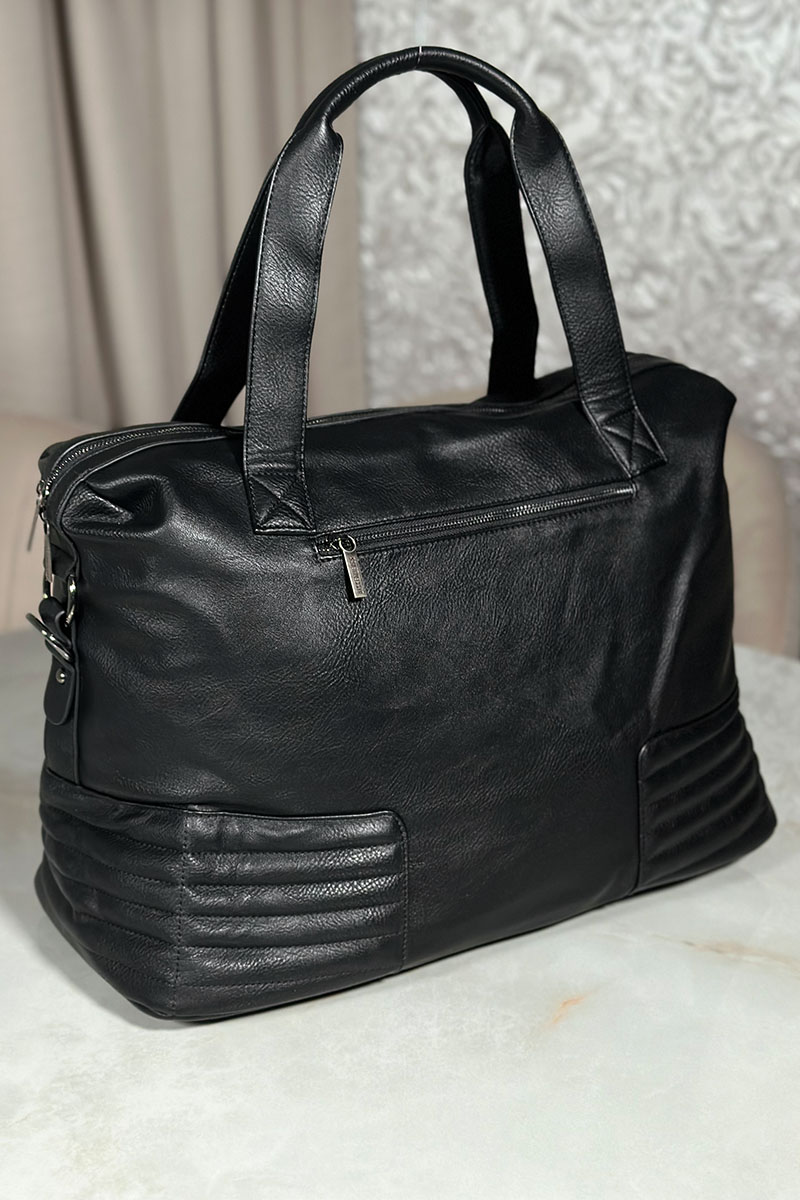 Dirk Bikkembergs Чёрная дорожная сумка 39x51x23 см