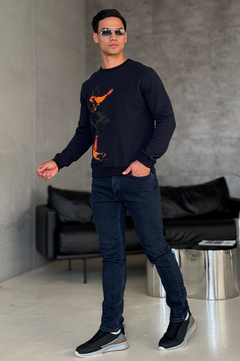 Iceberg Мужской свитшот "Daffy Duck" - Navy