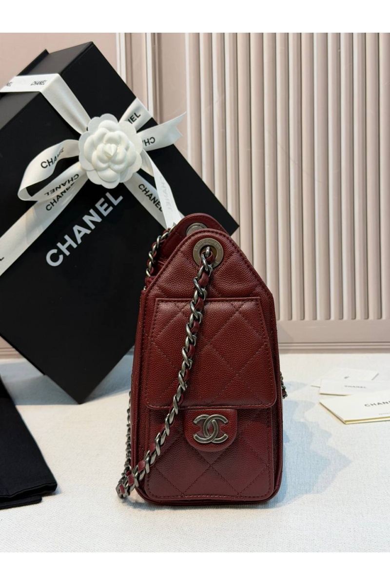 Chаnеl Кожаная сумка 25 Mini premium 20x22x12.5 см