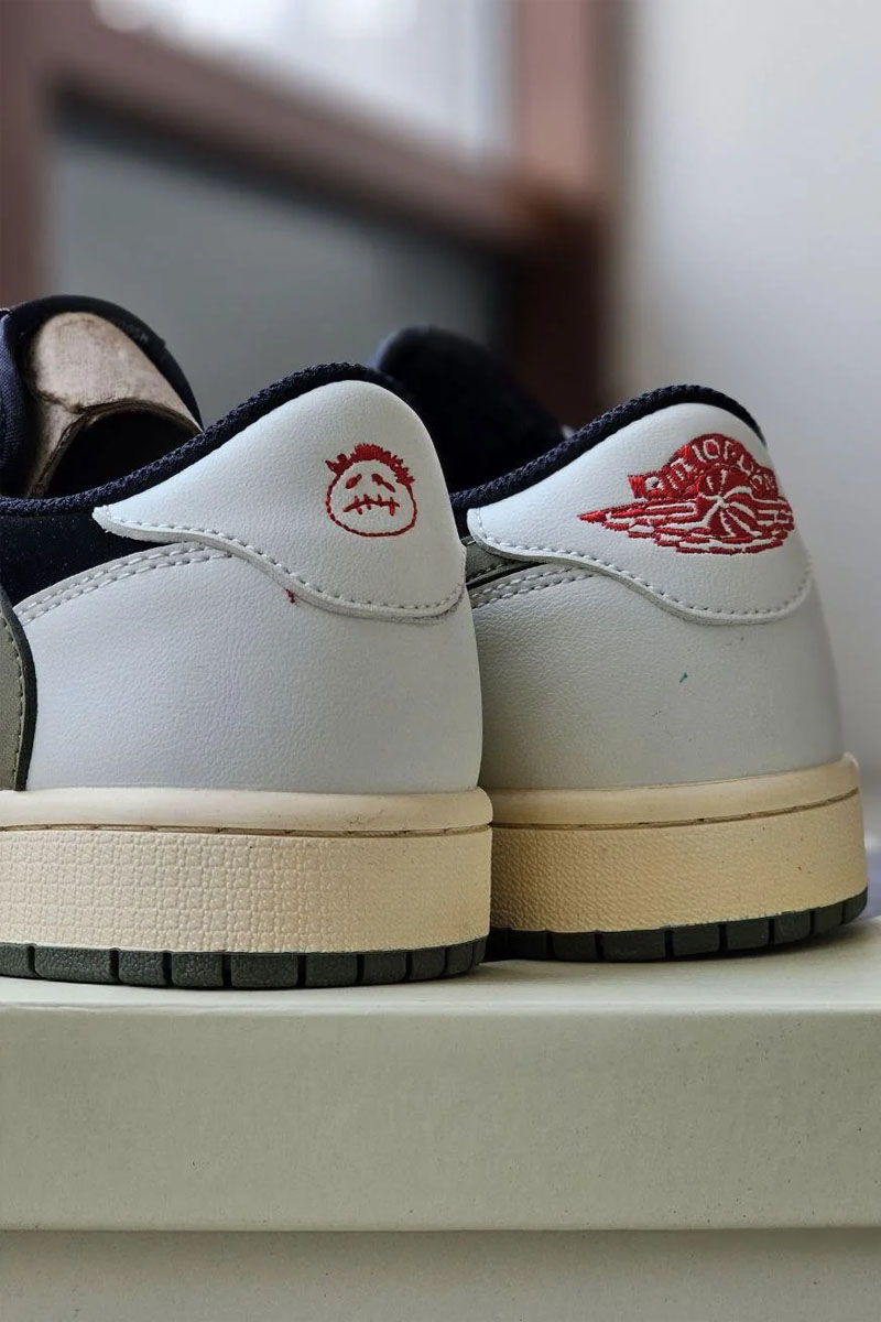 Nike Кроссовки Travis Scott x AJ1 Low OG "Olive"