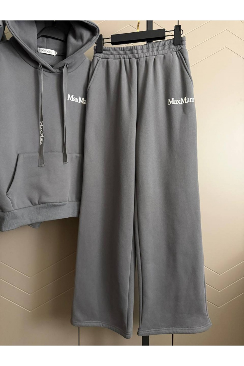Max Mara Женский костюм тройка на флисе Premium - Grey