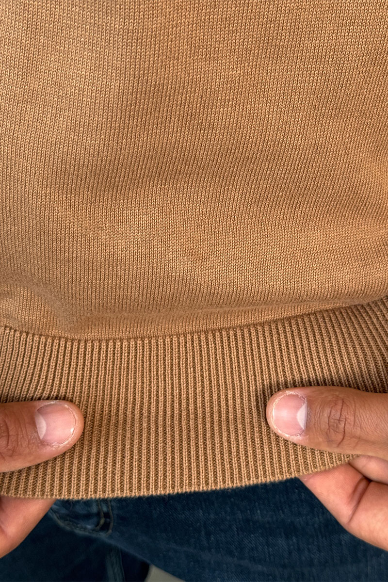 Tommy Hilfiger Кофта на молнии flag embroidery - Brown
