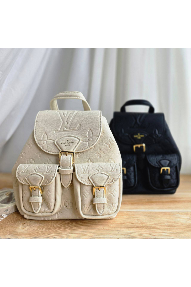 Lоuis Vuittоn Кожаный рюкзак Monogram Empreinte 22x22 - Beige
