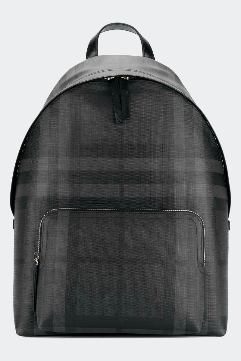 Burberry Кожаный рюкзак London Check 43x30 см