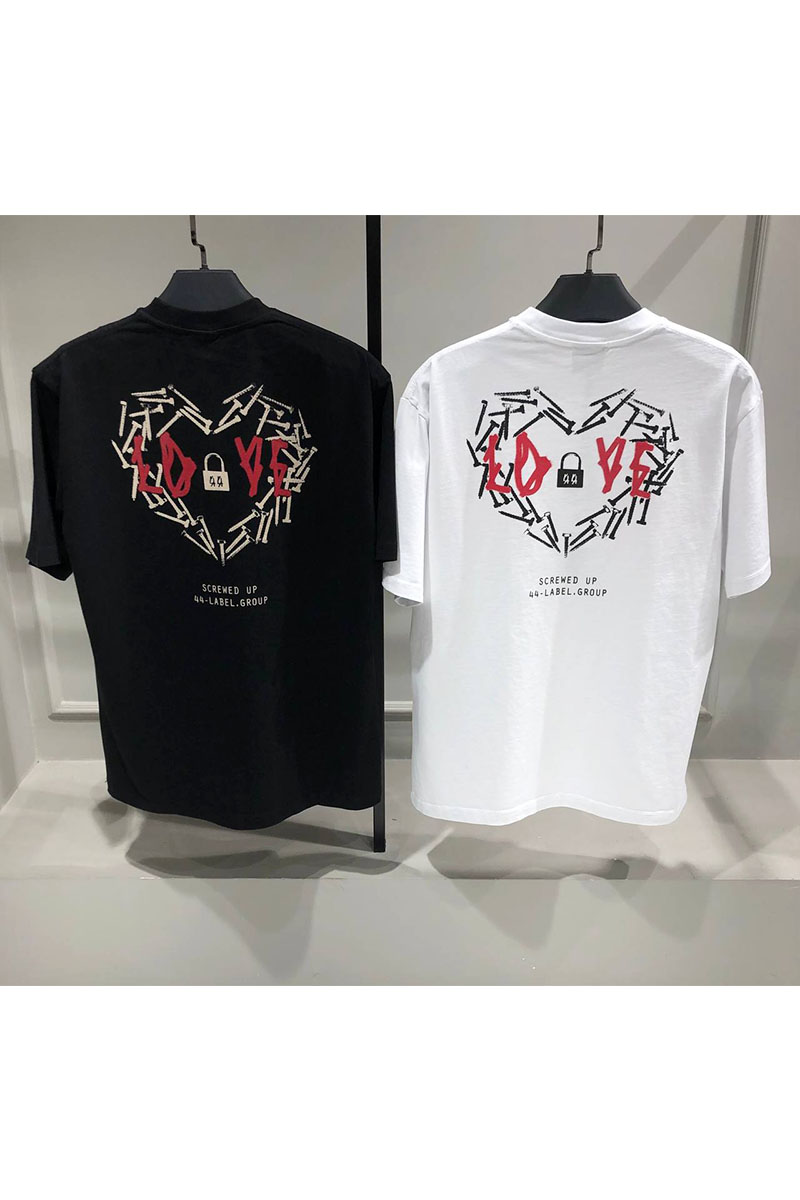 Designer Clothing Чёрная оверсайз футболка 44 LABEL GROUP