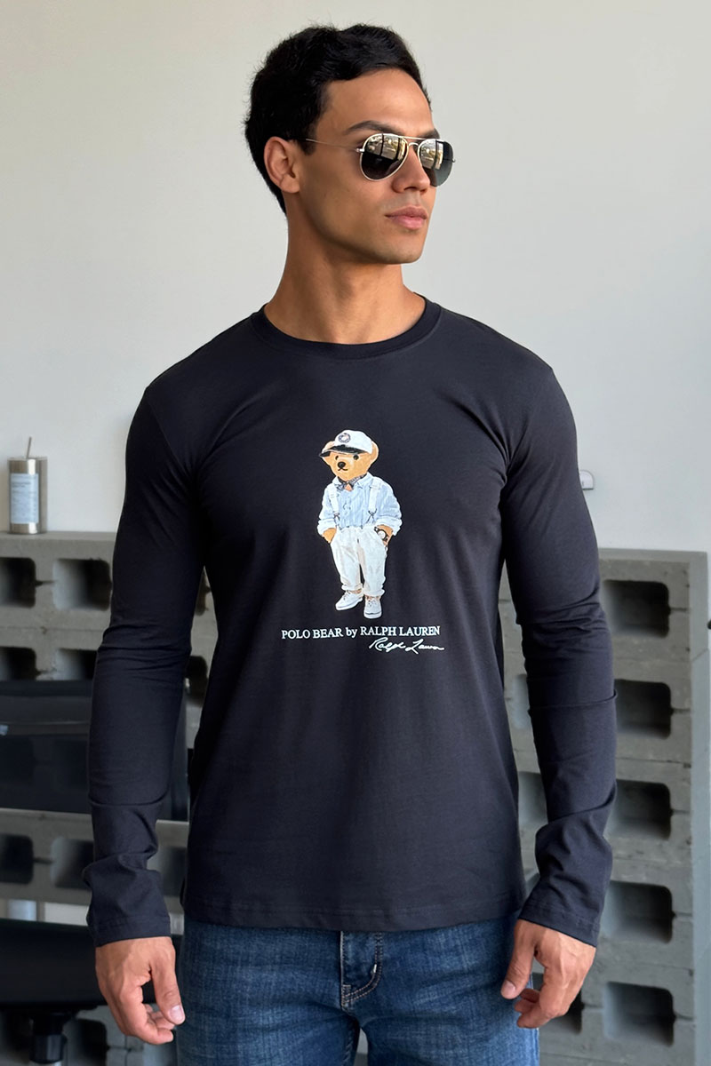 Polo Ralph Lauren Мужской лонгслив "Bear" - Navy
