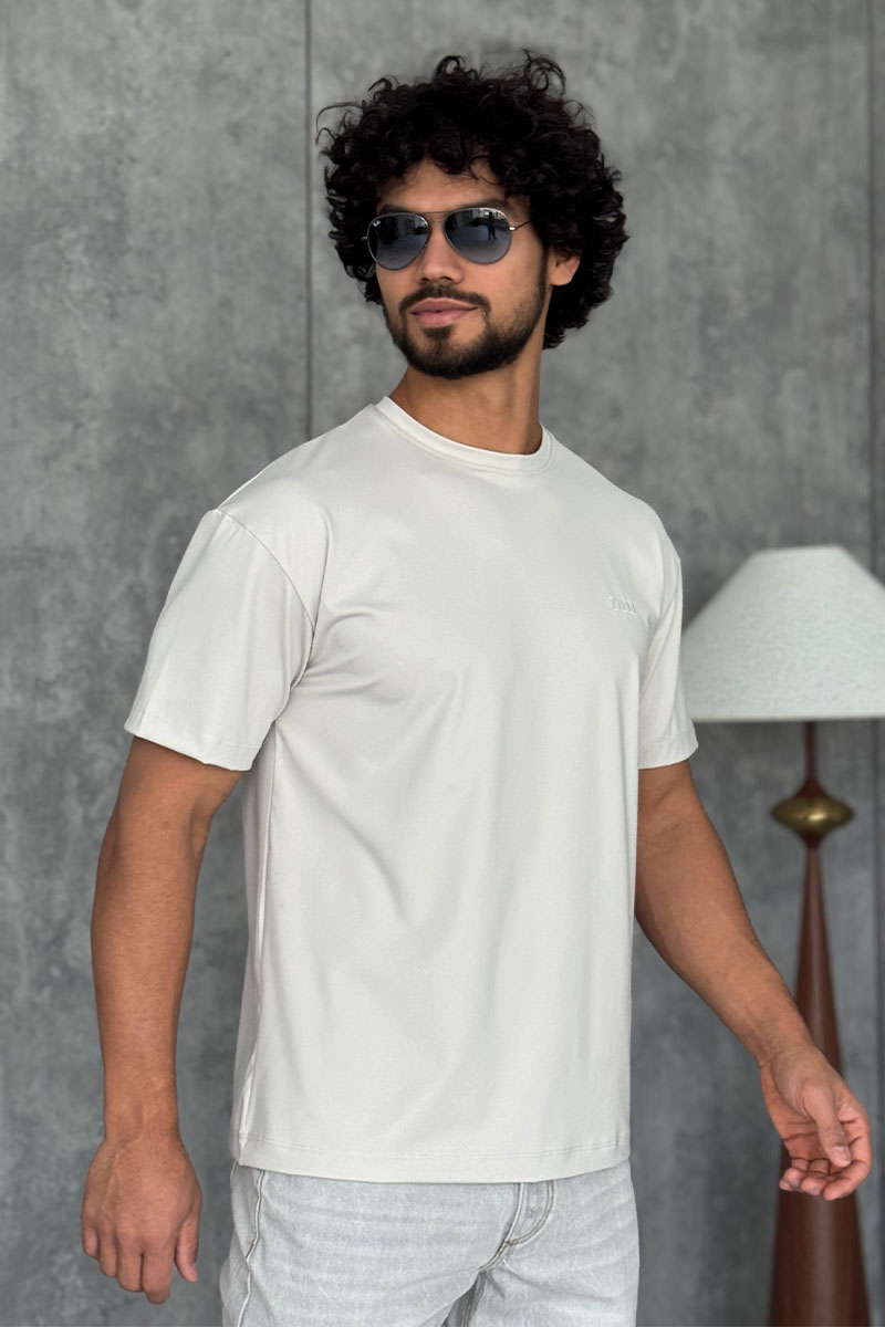 Zilli Мужская бежевая футболка 