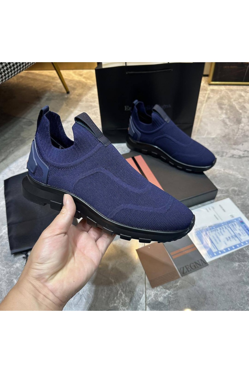 Zegna Мужские текстильные кроссовки