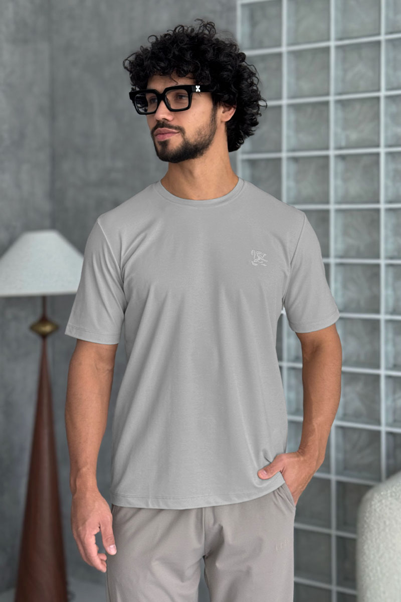 Zilli Мужская серая футболка 