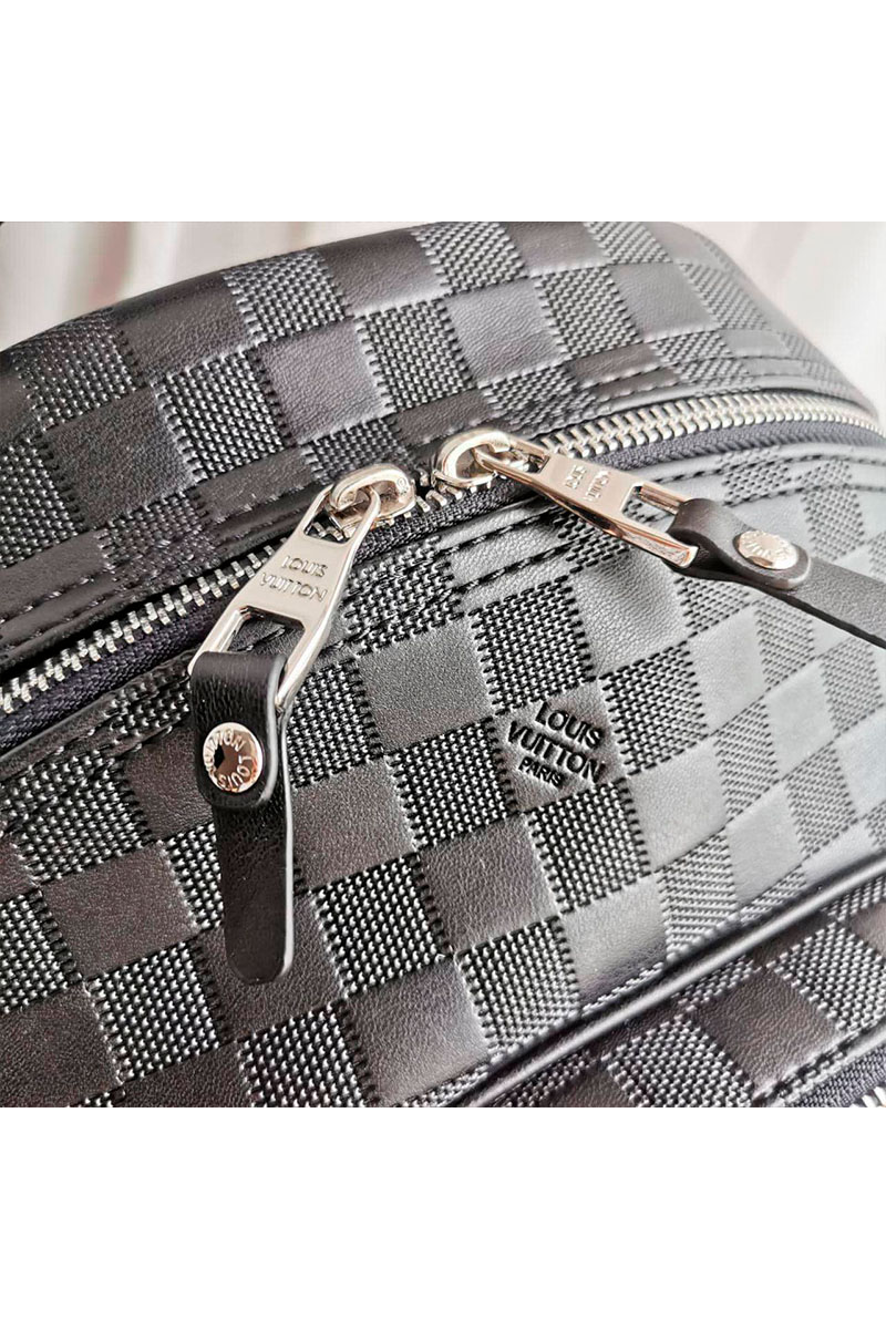 Lоuis Vuittоn Кожаный рюкзак Michael Damier Infini 28x45x18 см