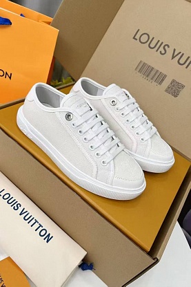 Женские комбинированные кеды Premium - White