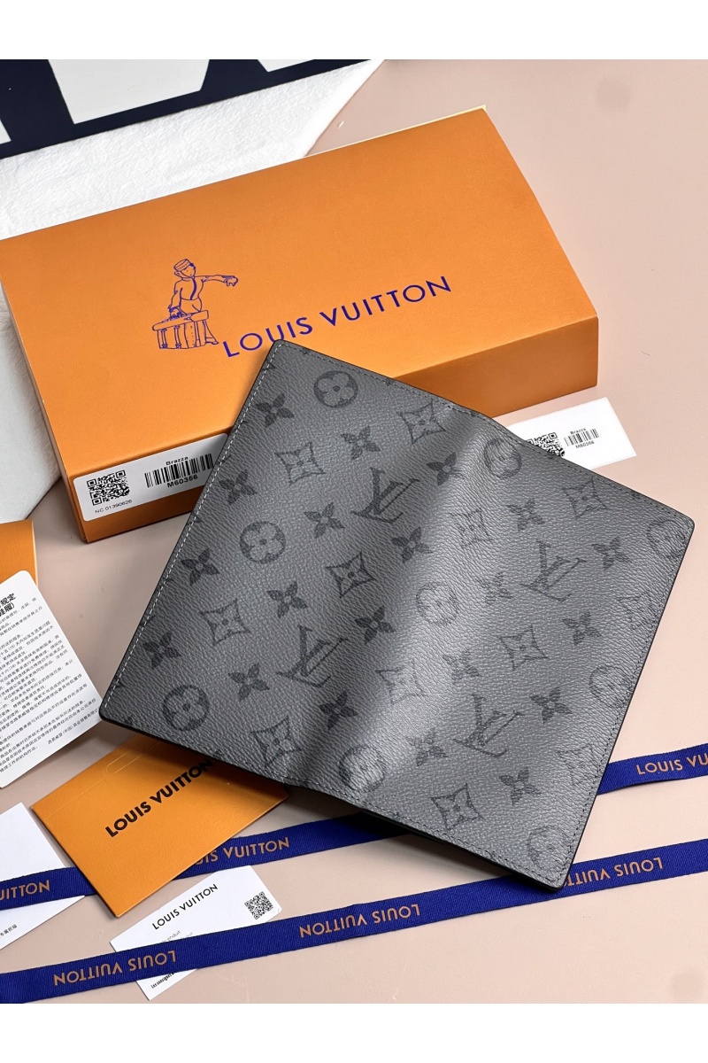 Lоuis Vuittоn Кожаный бумажник Brazza Premium 19x9.5x2.5 см