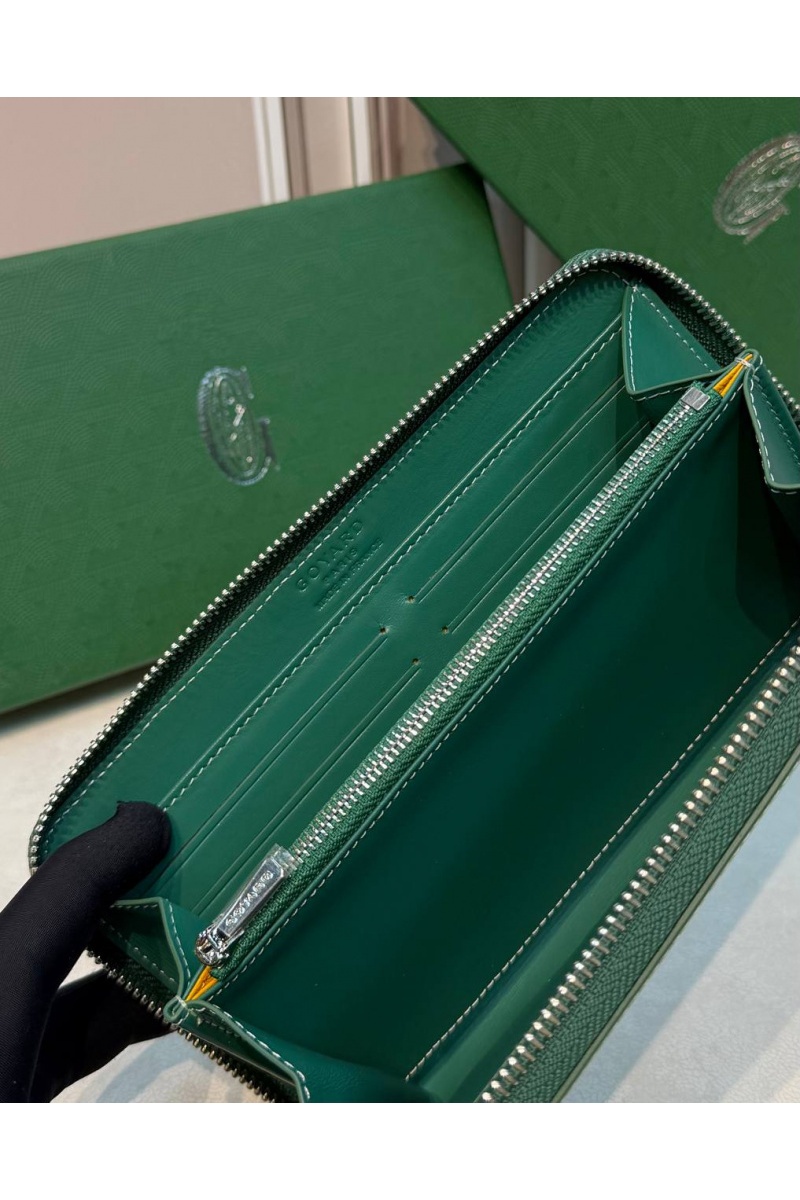 Designer Clothing Кожаное портмоне Goyard Matignon GM premium 20x11x2.3 см