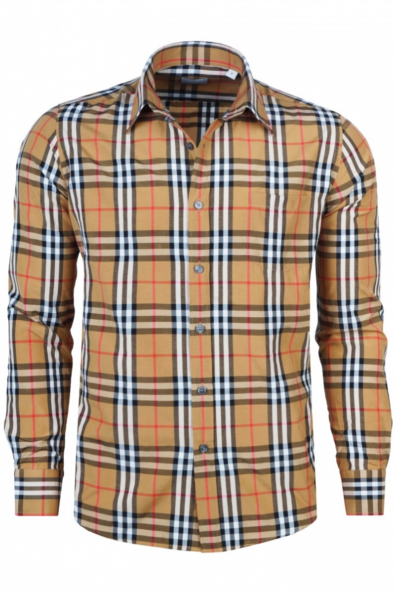 Burberry Классическая мужская рубашка - Beige