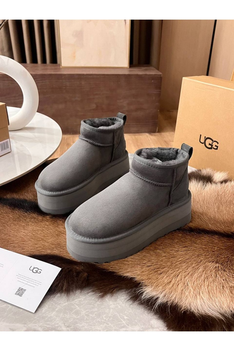 UGG Женские ботинки Classic Ultra Mini Platform - Grey