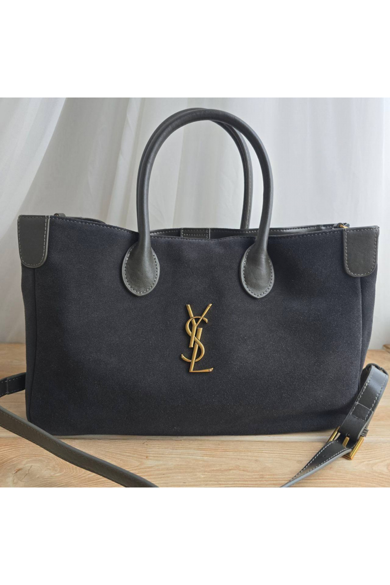 Yves Saint Laurent Замшевая сумка 39x23 см