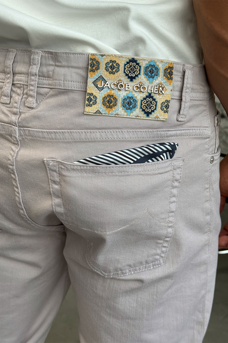 Jacob Cohen Мужские светло-бежевые джинсы