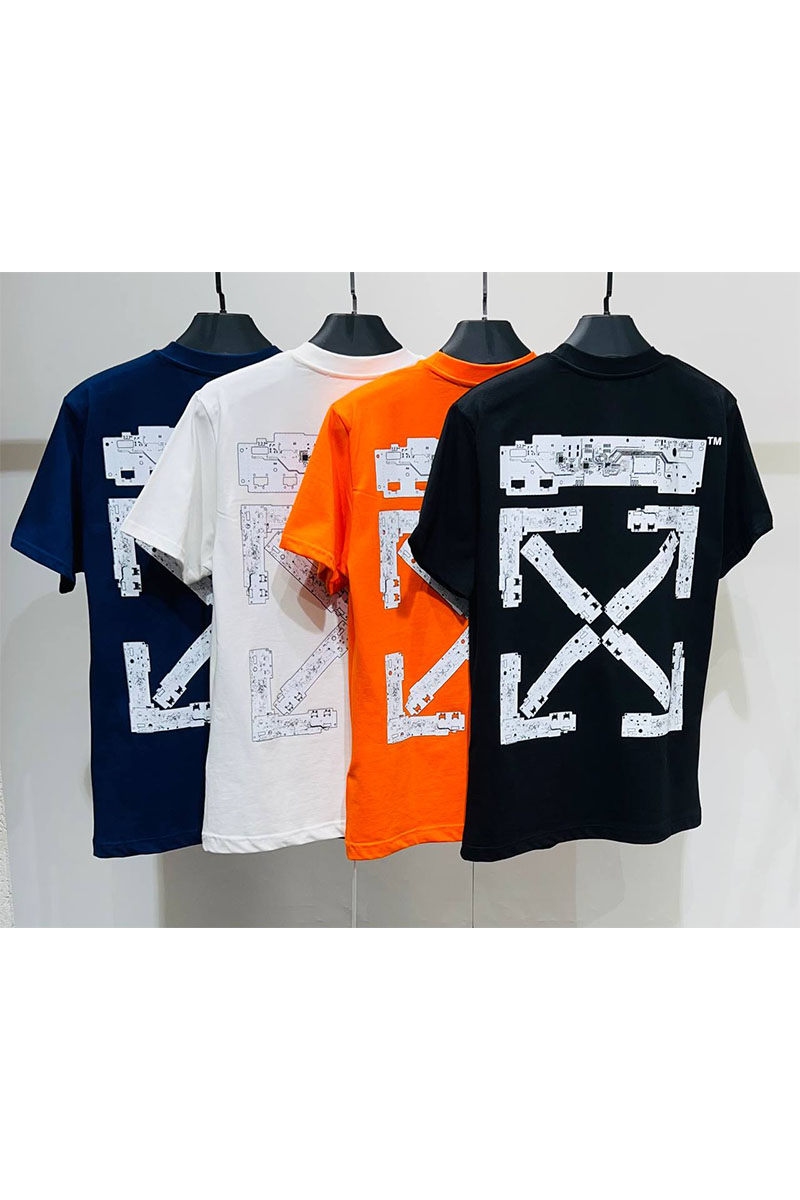 Off-White Белая футболка teenage engineering