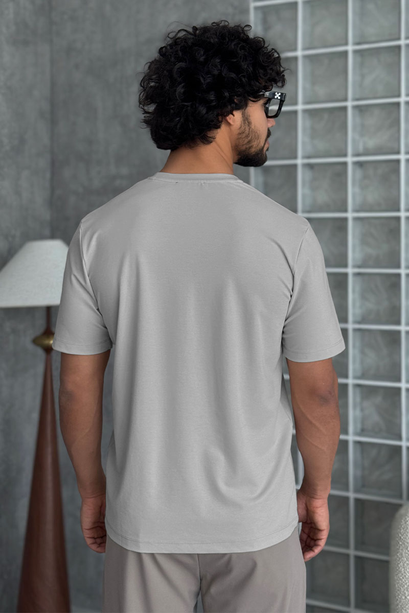 Zilli Мужская серая футболка 