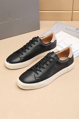 Мужские кожаные кроссовки 