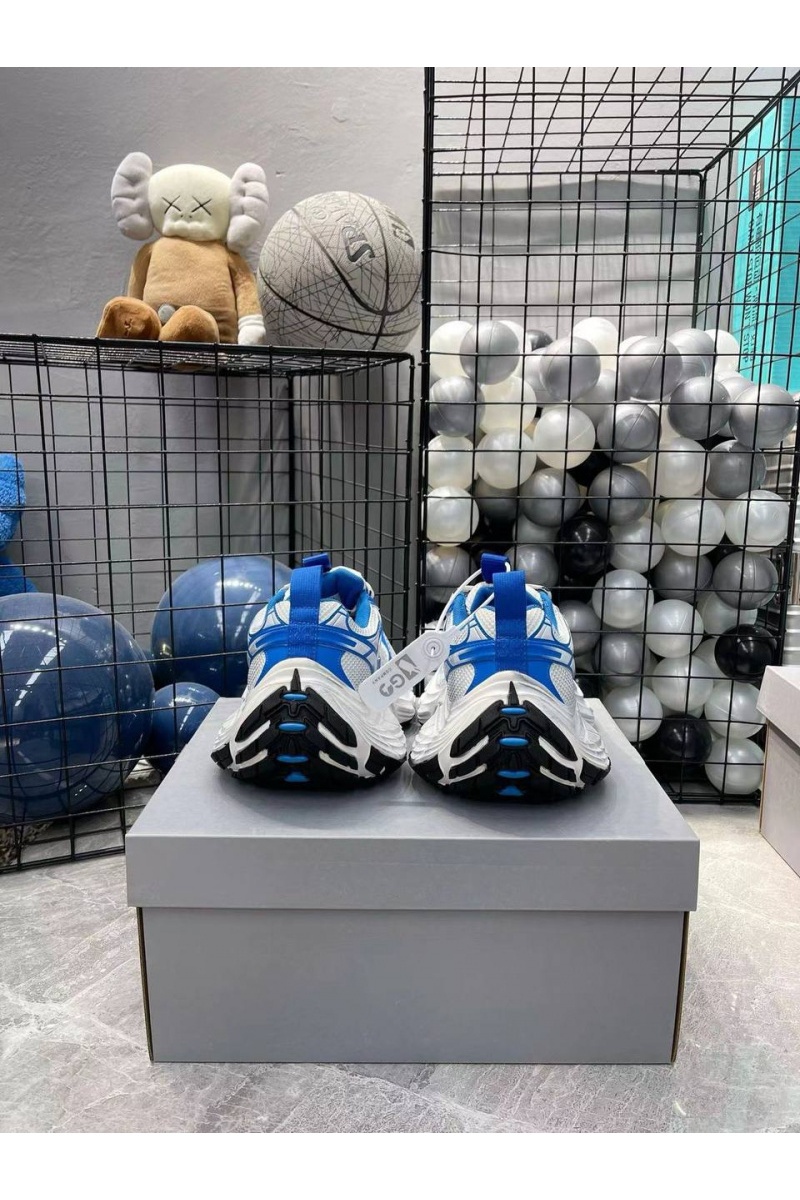 Balenciaga Женские комбинированные кроссовки Women's 10XL - White / Blue