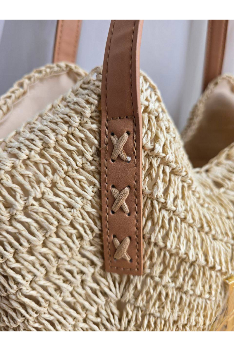 Yves Saint Laurent Плетёная сумка шоппер 32x38 см