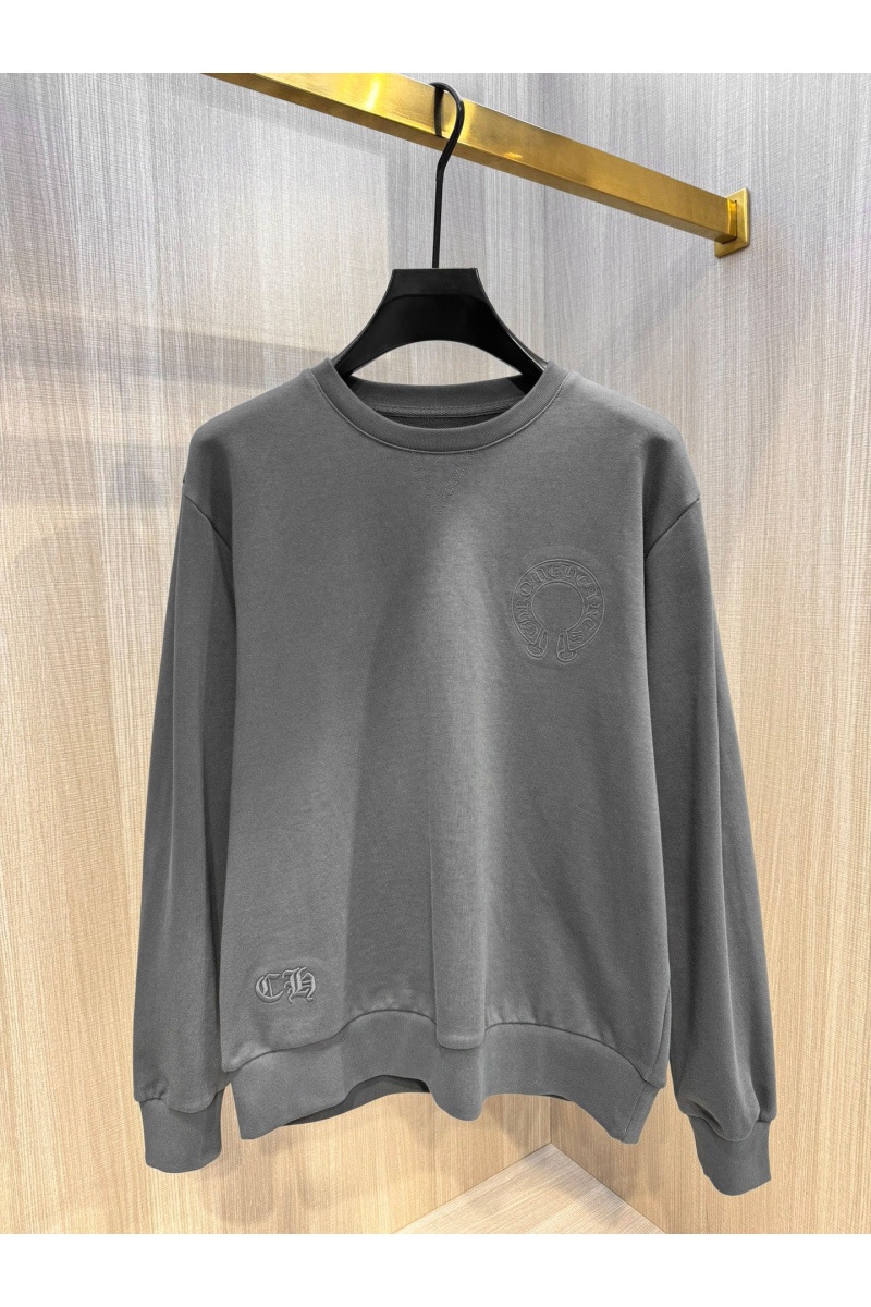 Chrome Hearts Мужской свитшот серого цвета