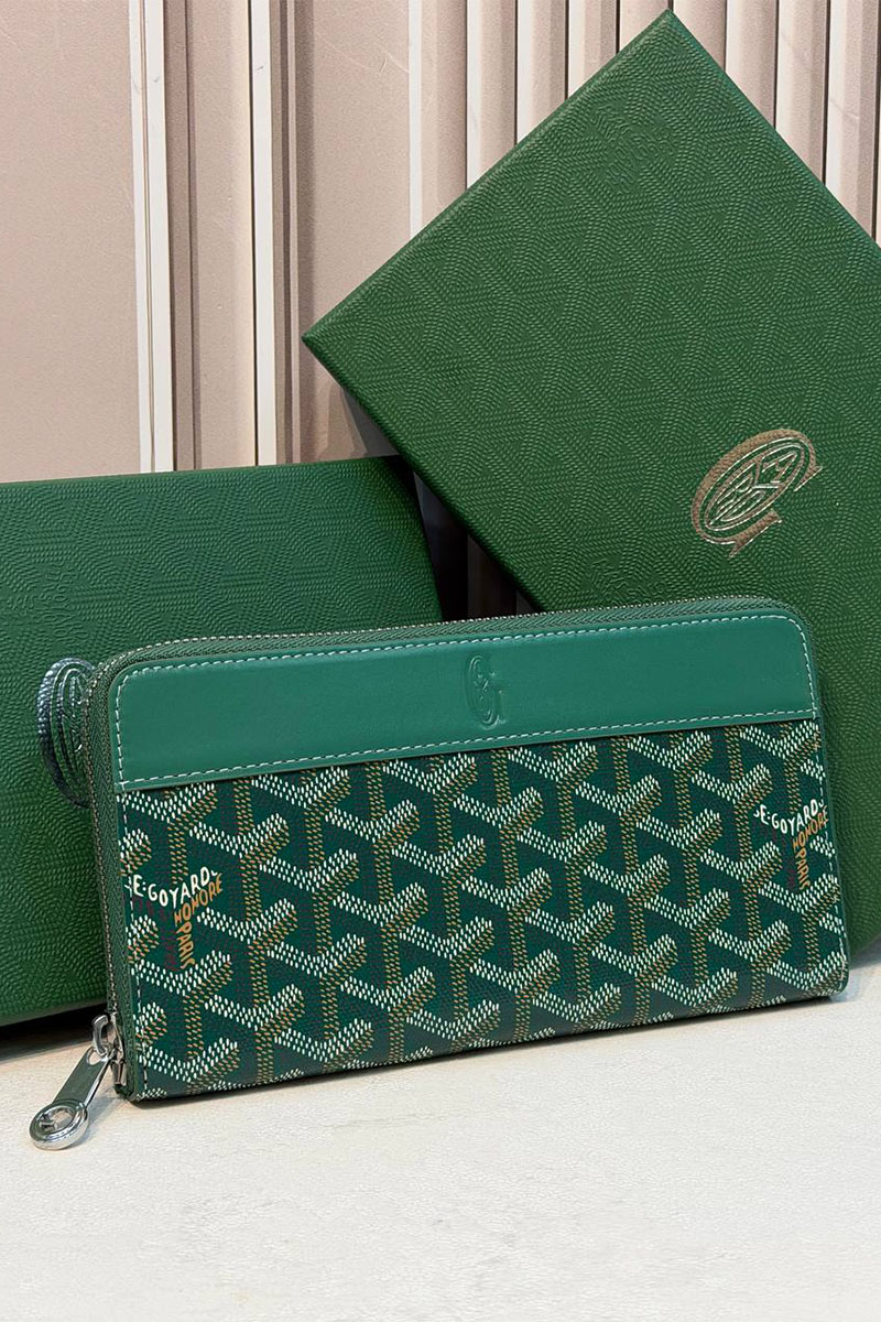 Designer Clothing Кожаное портмоне Goyard Matignon GM premium 20x11x2.3 см