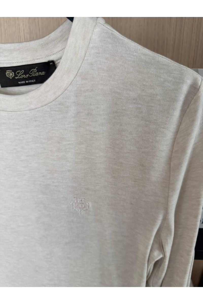 Loro Piana Женский базовый лонгслив Premium - Beige