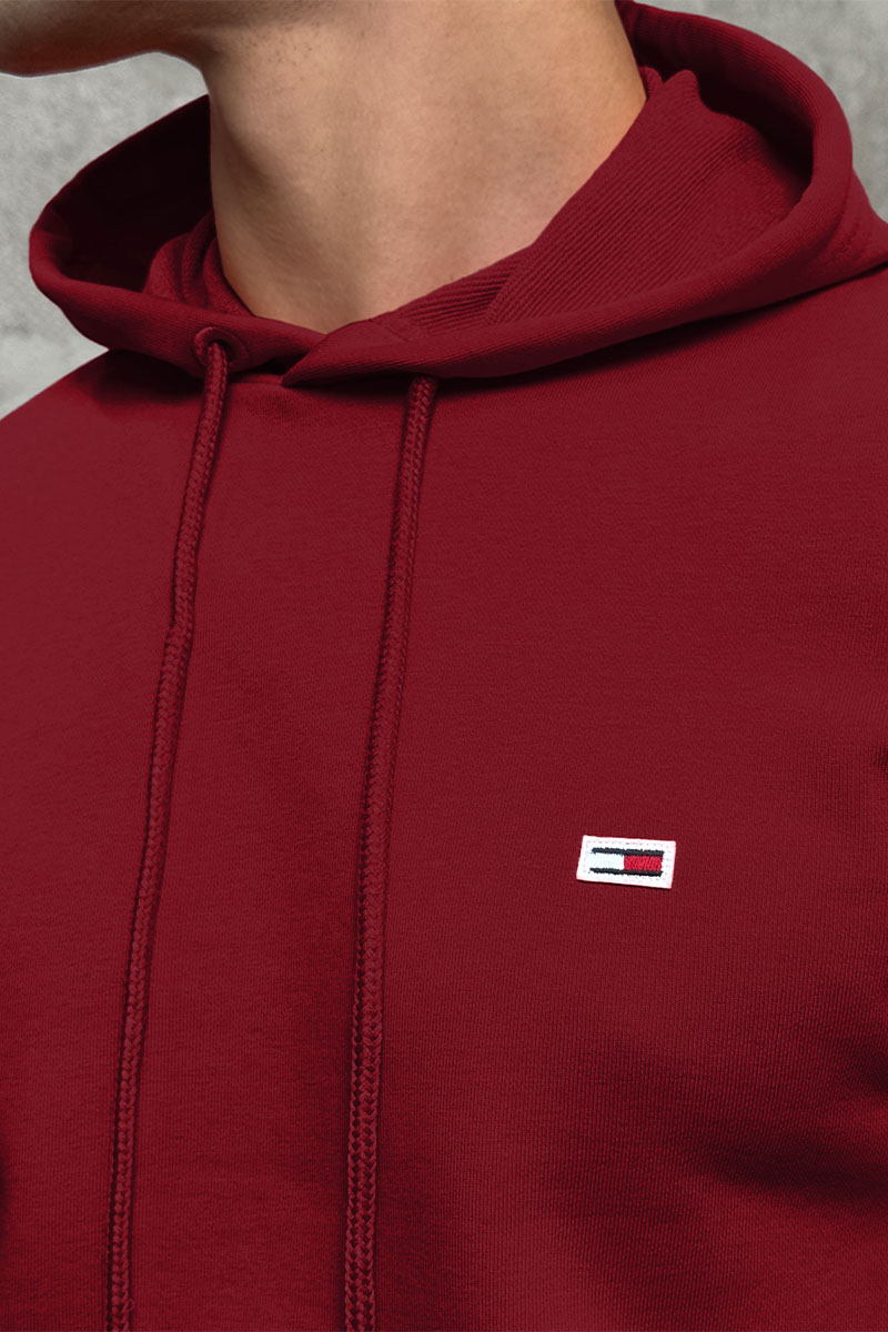 Tommy Hilfiger Мужское худи бордового цвета 