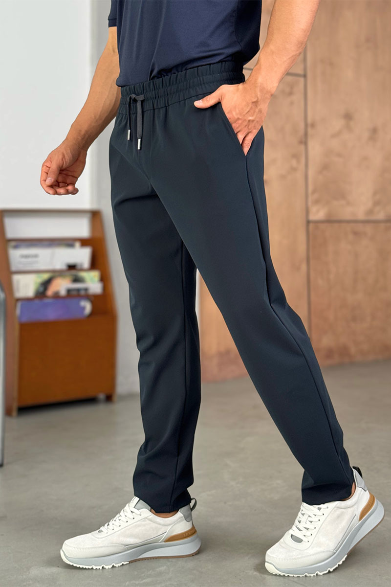 Prada Мужские тёмно-синие штаны 