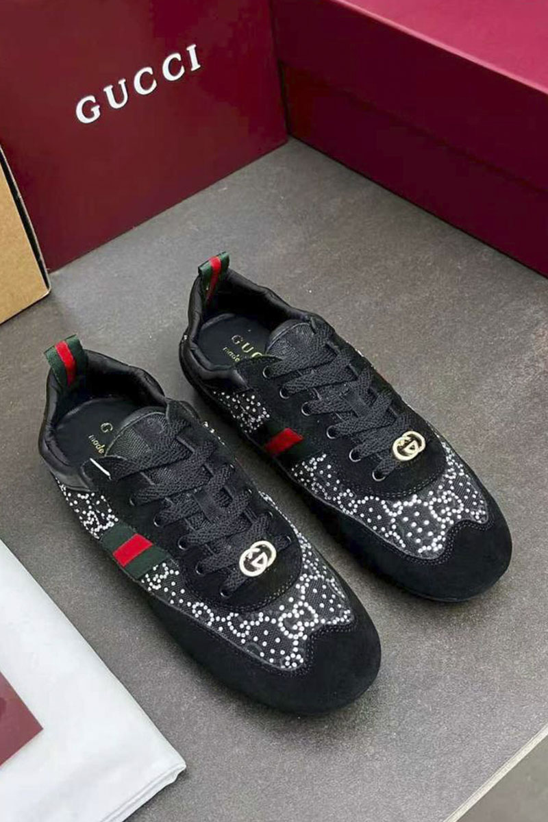 Gucci Женские кроссовки GG Shift premium